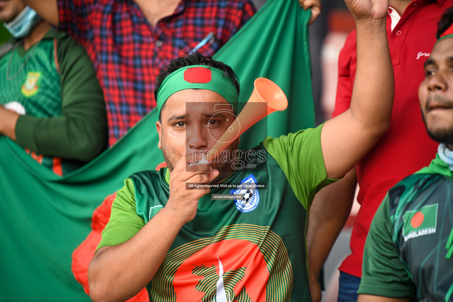 Bangladesh vs India in SAFF Championship 2021 held on 1st October 2021 in Galolhu National Stadium, Male', Maldives