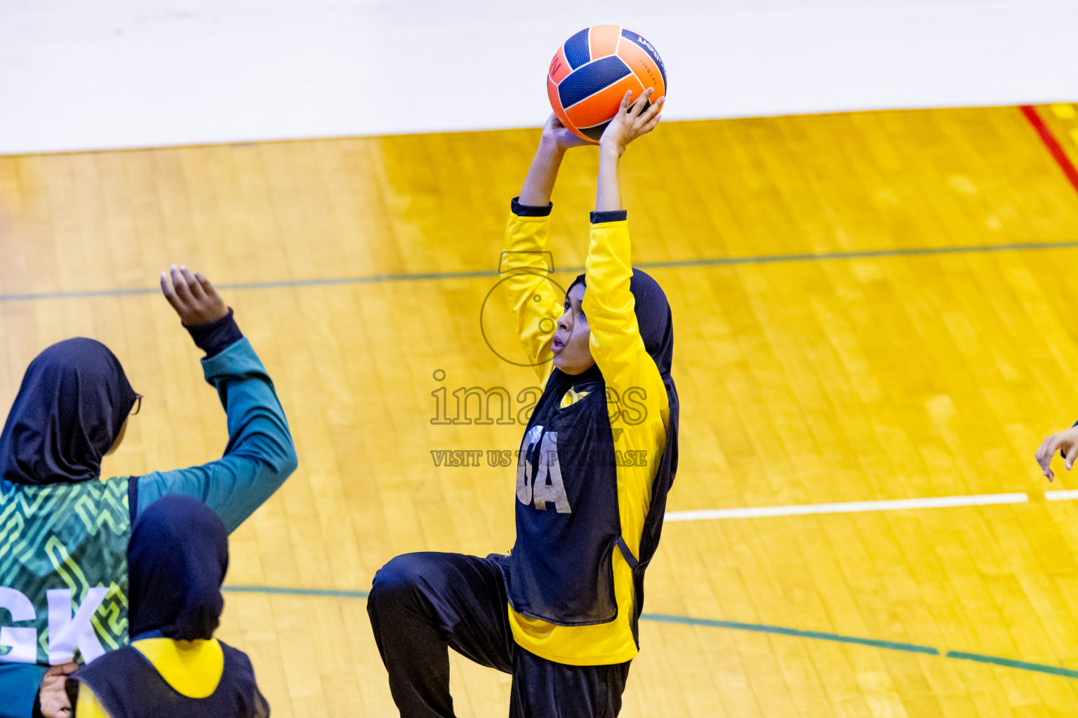 Day 2 of 25th Inter-School Netball Tournament was held in Social Center at Male', Maldives on Saturday, 10th August 2024. Photos: Nausham Waheed / images.mv