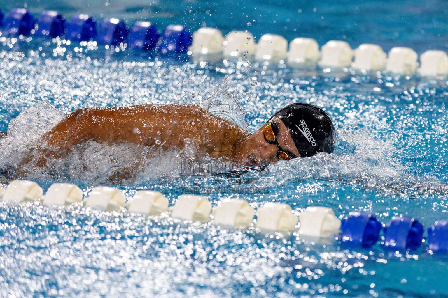 Day 2 of National Swimming Competition 2024 held in Hulhumale', Maldives on Saturday, 14th December 2024. Photos: Hassan Simah / images.mv