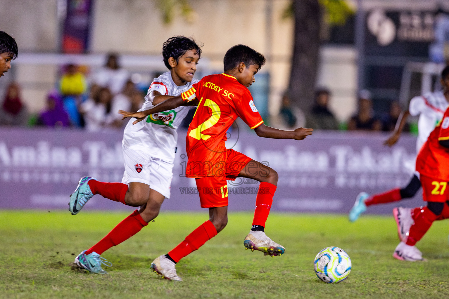 Under 12 Victory vs TC on day 3 of Dhivehi Youth League 2024 held at Henveiru Stadium on Saturday, 23rd November 2024. Photos: Nausham Waheed/ Images.mv