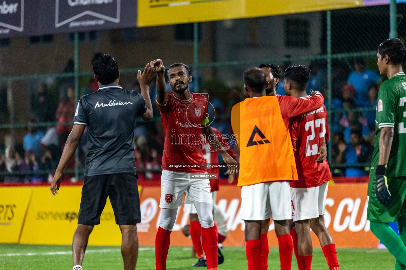 Team MCC vs Maldivian in Club Maldives Cup 2022 was held in Hulhumale', Maldives on Thursday, 13th October 2022. Photos: Ismail Thoriq/ images.mv