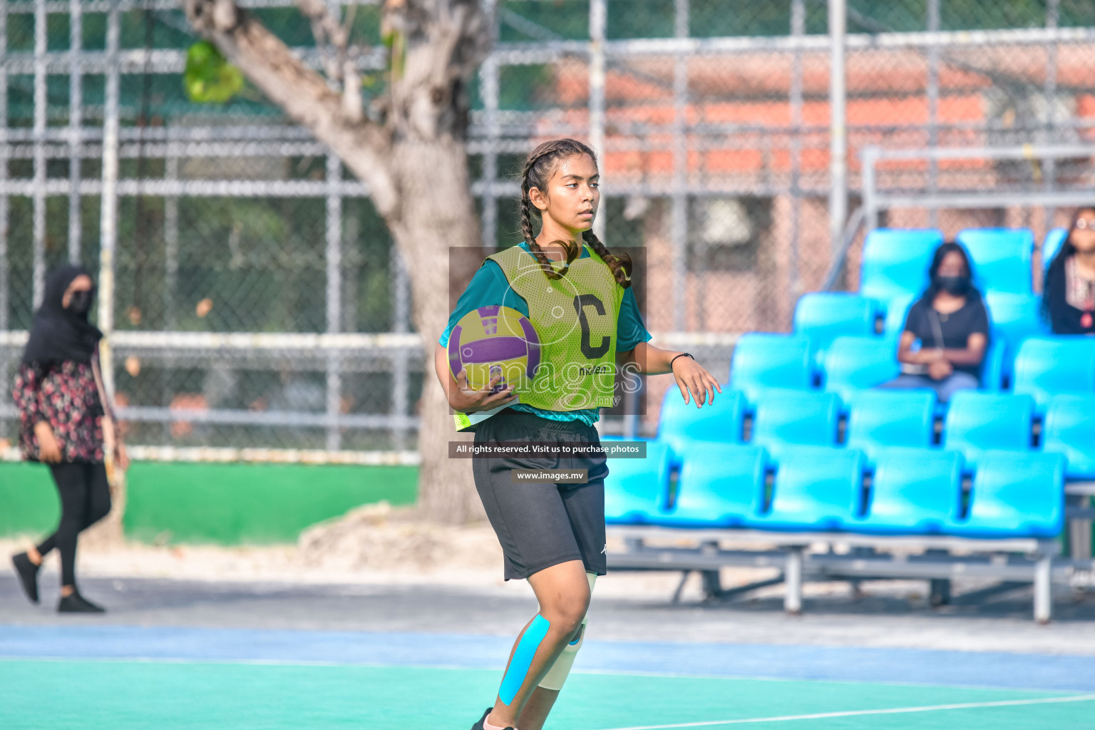 Day 13 of Junior Netball Championship 2022 held in Male', Maldives. Photos by Nausham Waheed