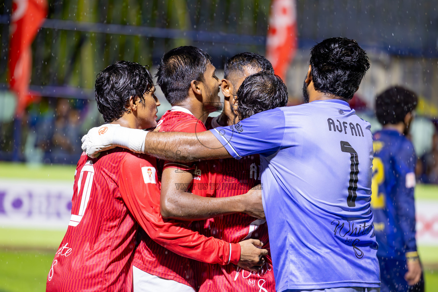 United V vs CC Sports Club in Semi Final of Eydhafushi Futsal Cup 2024 was held on Monday , 15th April 2024, in B Eydhafushi, Maldives Photos: Ismail Thoriq / images.mv