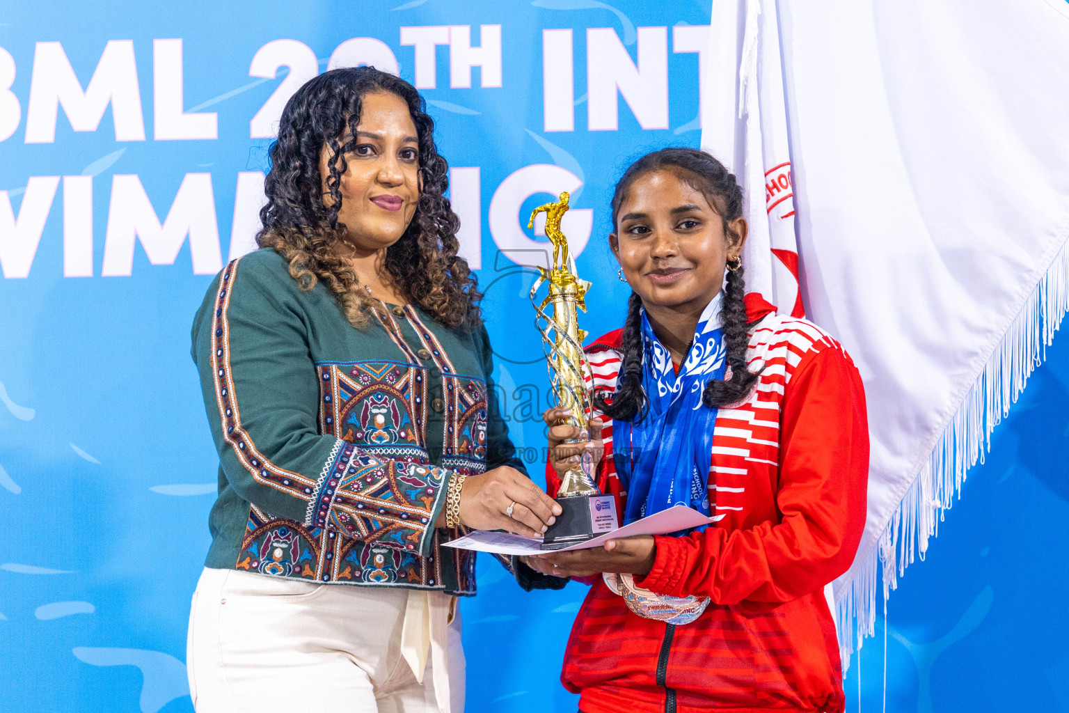 Closing ceremony of BML 20th Inter-School Swimming Competition was held in Hulhumale' Swimming Complex on Saturday, 19th October 2024. 
Photos: Ismail Thoriq