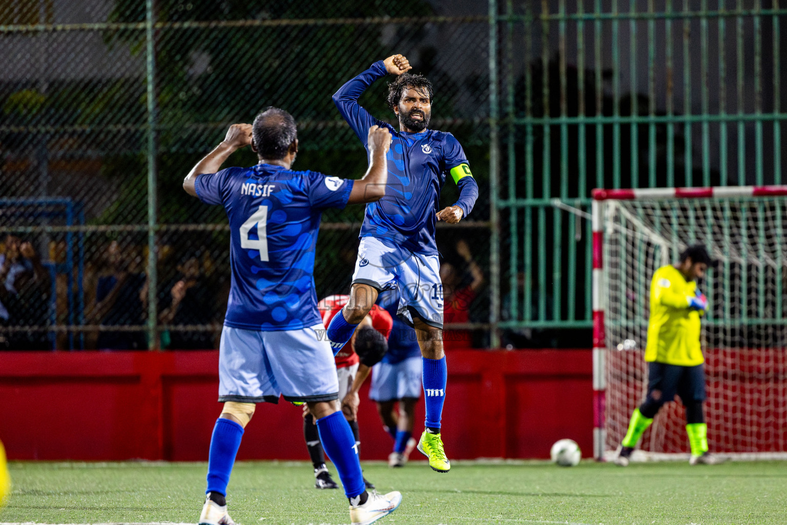 Sheesha vs Hulhumale Hospital in Day 13 of Office League 2025 was held on Monday, 28th April 2025 in Hulhumale', Maldives. Photos: Nausham Waheed / images.mv
