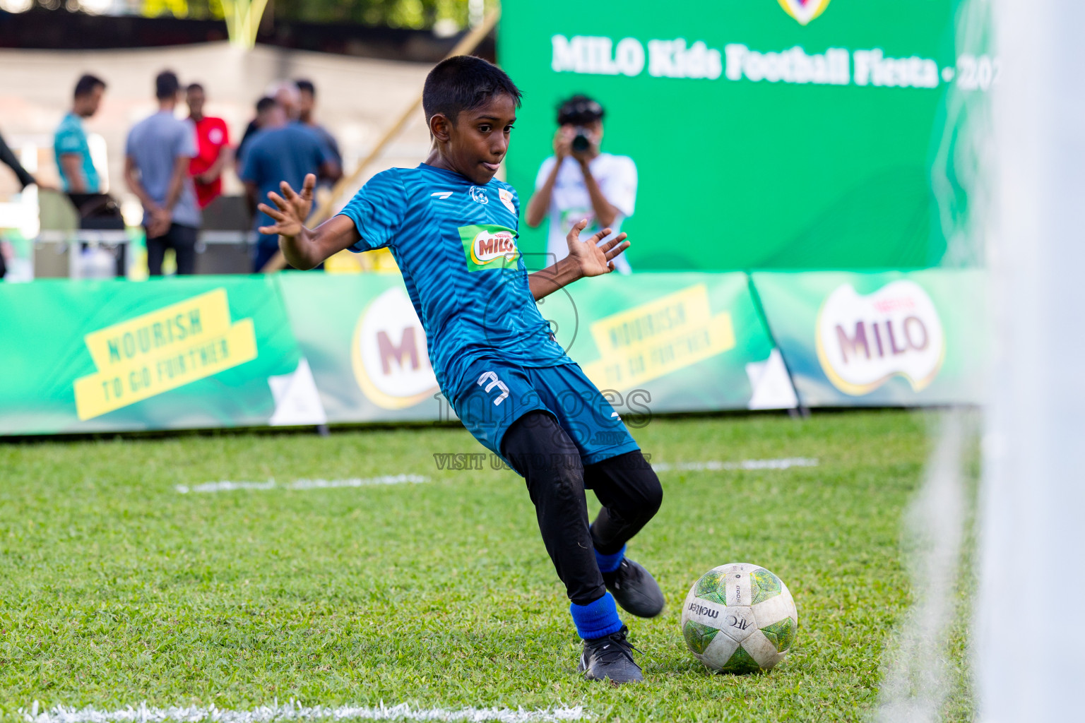 Day 2 of MILO Kids Football Fiesta was held at National Stadium in Male', Maldives on Saturday, 24th February 2024.