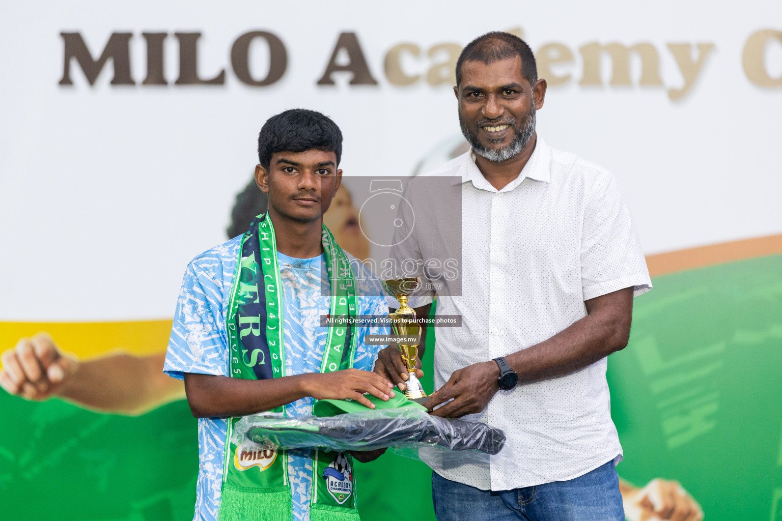 Day 2 of MILO Academy Championship 2023 (u14) was held in Henveyru Stadium Male', Maldives on 4th November 2023. Photos: Nausham Waheed / images.mv