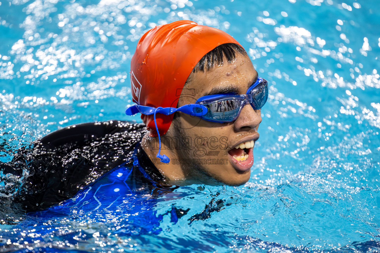 Day 2 of 20th BML Inter-school Swimming Competition 2024 held in Hulhumale', Maldives on Sunday, 13th October 2024. Photos: Ismail Thoriq / images.mv