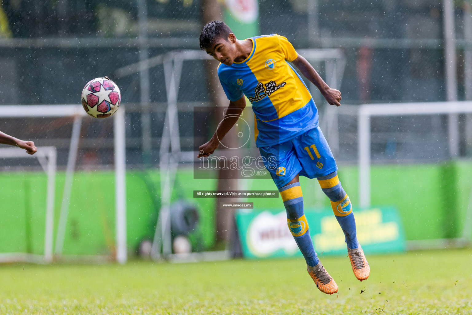 Day 2 of MILO Academy Championship 2023 (u14) was held in Henveyru Stadium Male', Maldives on 4th November 2023. Photos: Nausham Waheed / images.mv