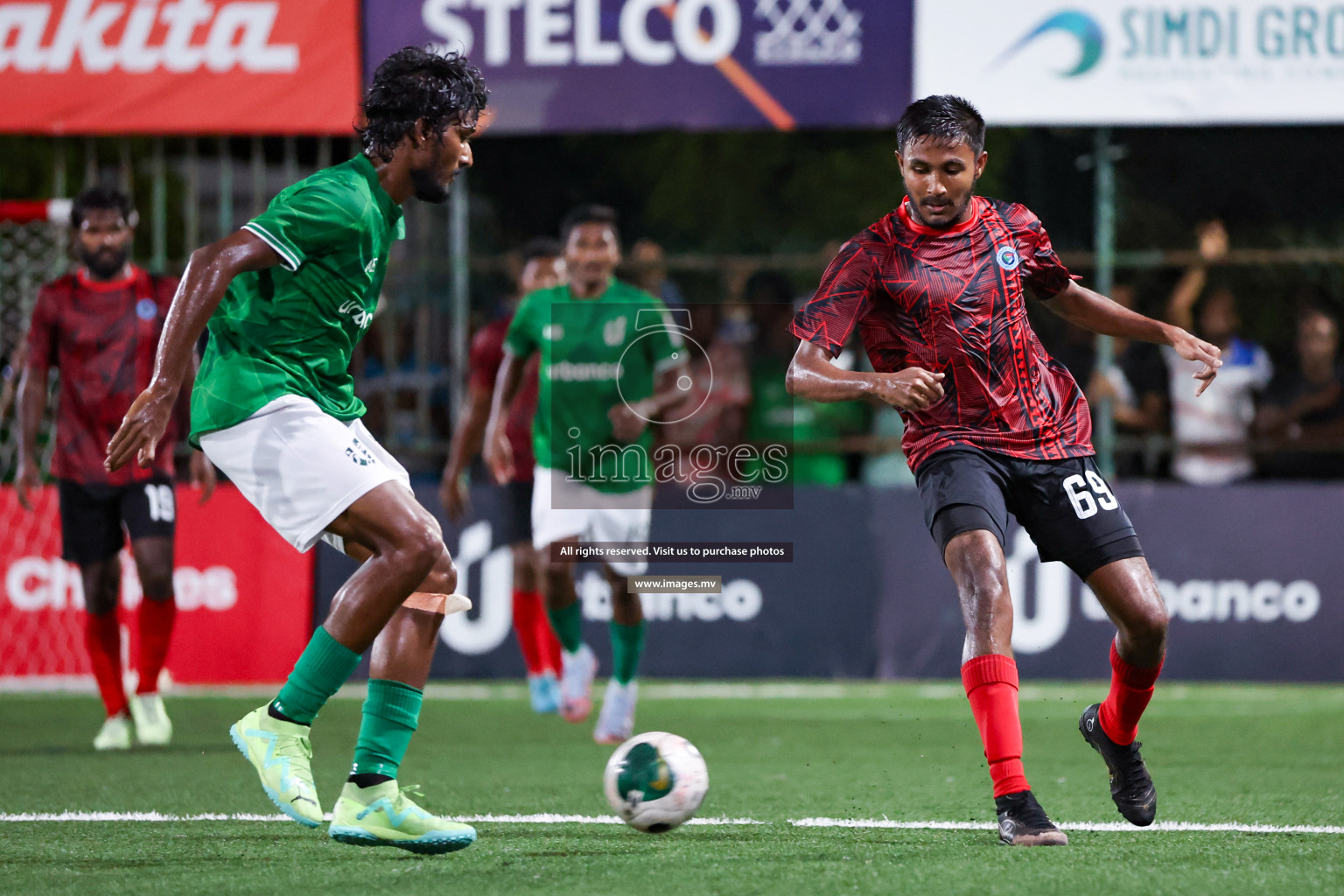 Club URBANCO vs Police Club in Club Maldives Cup 2023 held in Hulhumale, Maldives, on Friday, 28th July 2023 Photos: Nausham Waheed/ images.mv