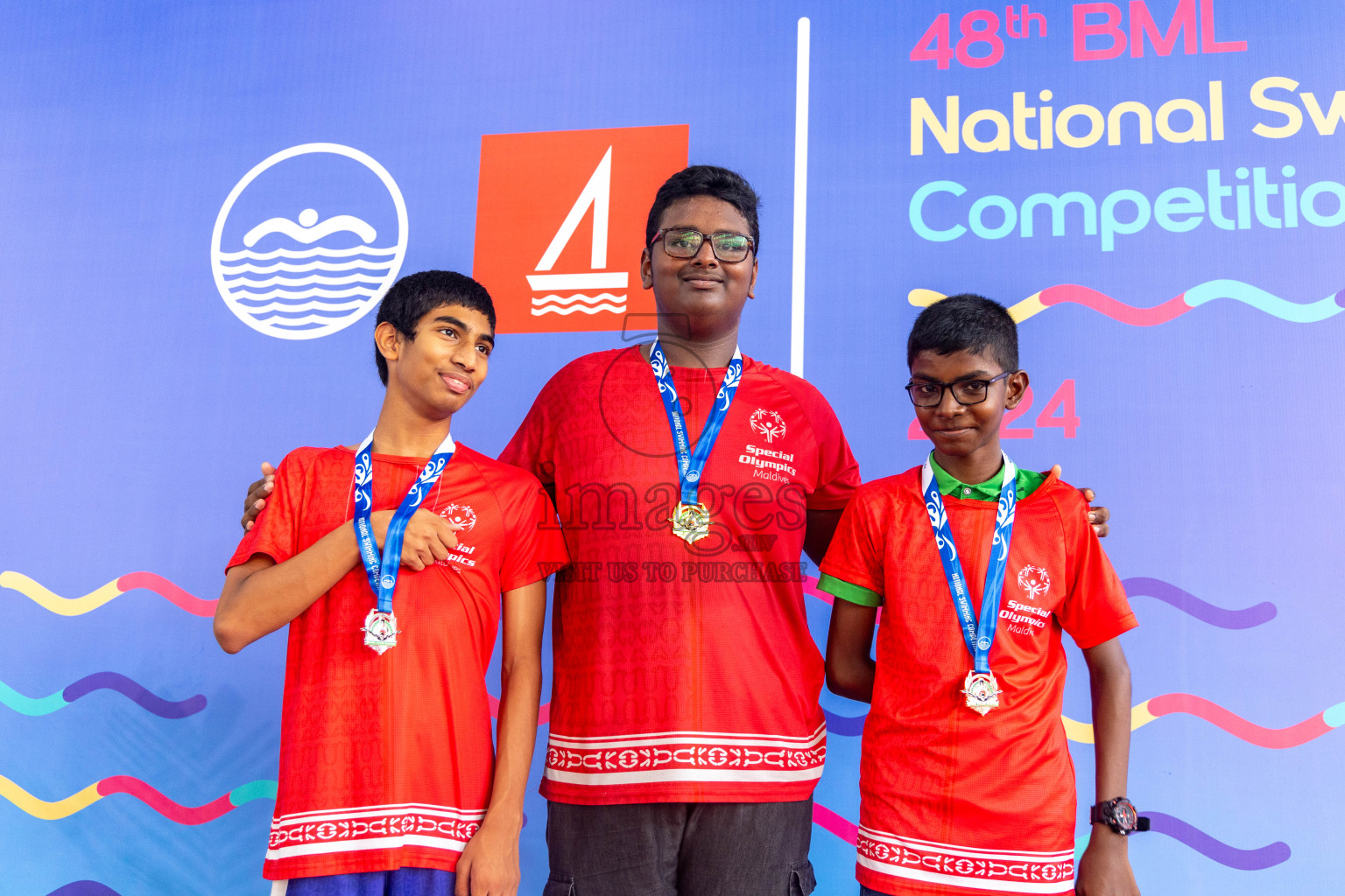 Day 7 of National Swimming Competition 2024 held in Hulhumale', Maldives on Thursday, 19th December 2024.
Photos: Ismail Thoriq / images.mv