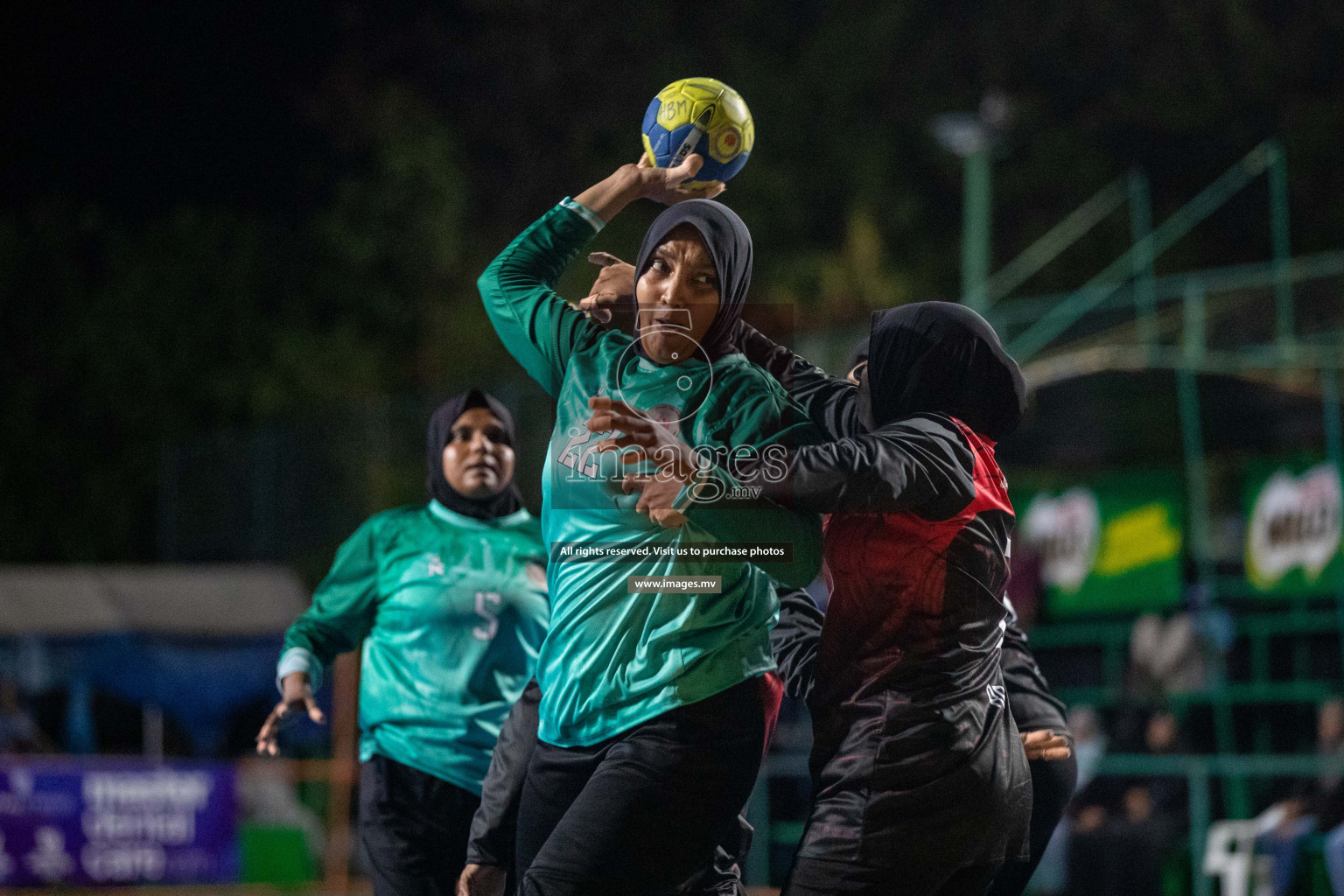 Day 9 of 6th MILO Handball Maldives Championship 2023, held in Handball ground, Male', Maldives on 28th May 2023 Photos: Nausham Waheed/ Images.mv