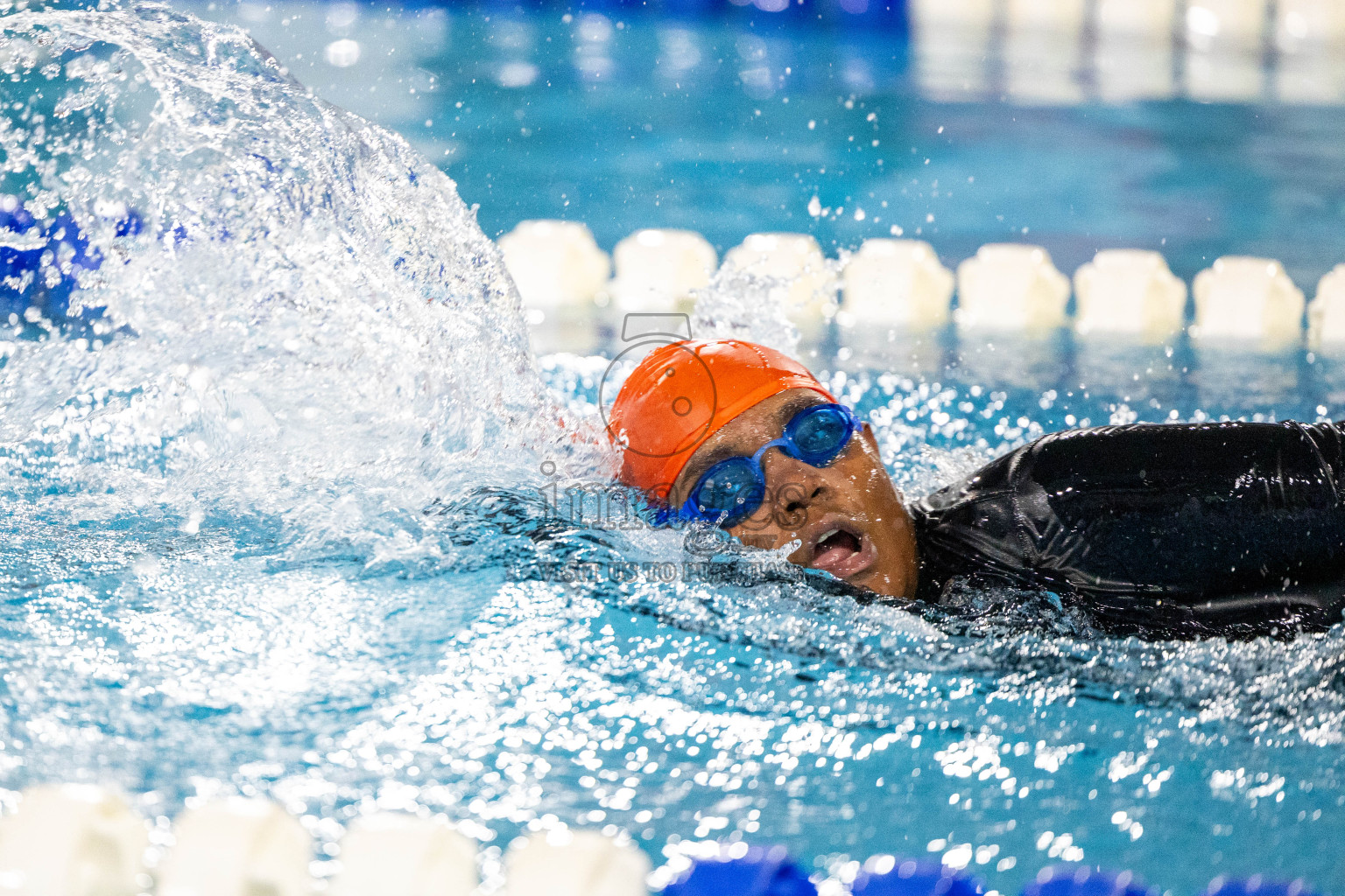 Day 1 of 20th Inter-school Swimming Competition 2024 held in Hulhumale', Maldives on Saturday, 12th October 2024. Photos: Ismail Thoriq / images.mv