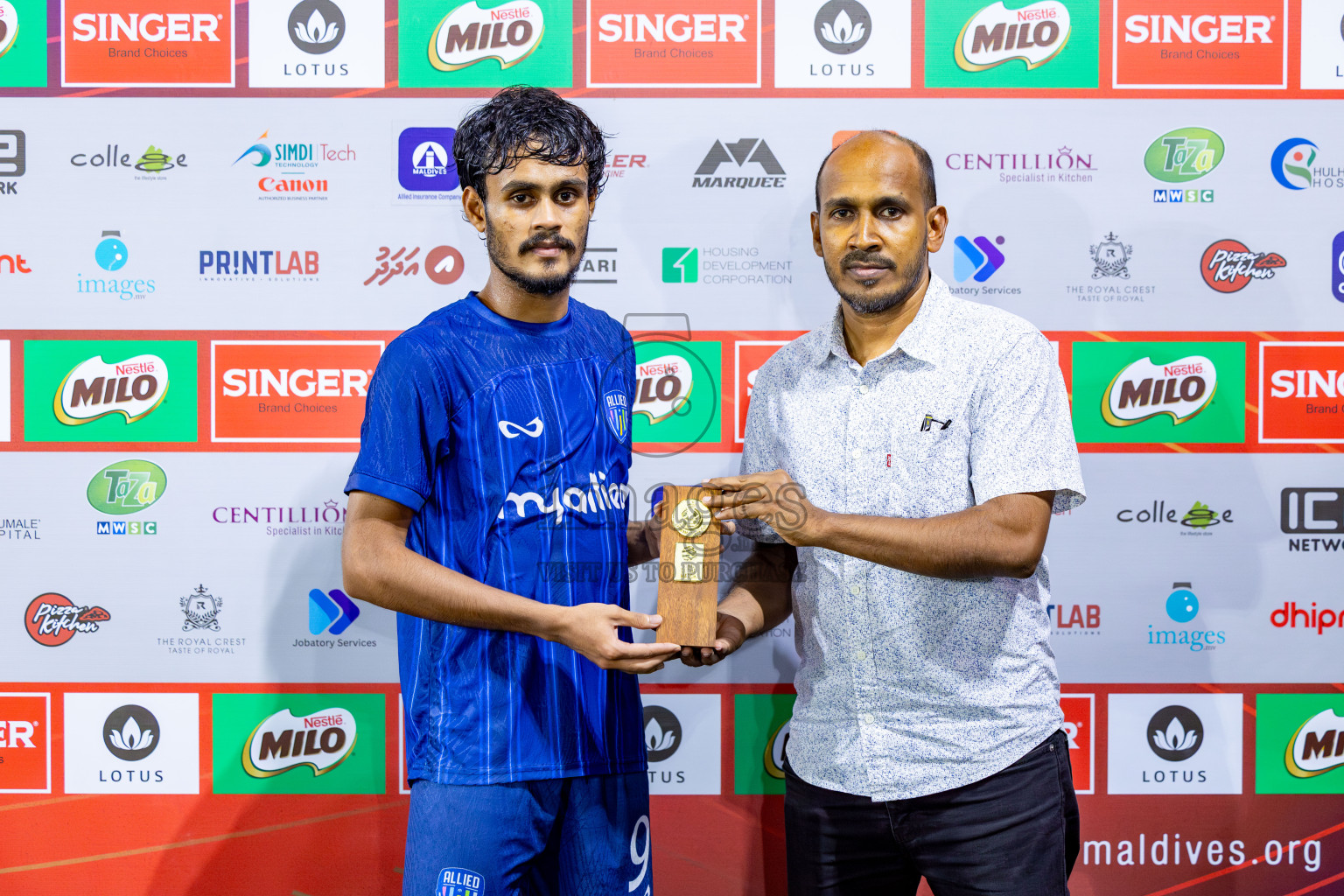 CLUB FEN vs TEAM ALLIED in Club Maldives Cup 2024 held in Rehendi Futsal Ground, Hulhumale', Maldives on Tuesday, 1st October 2024. Photos: Nausham Waheed / images.mv