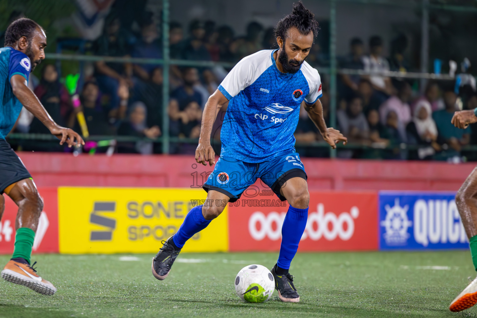 M Mulak vs F Bilehdhoo on Day 36 of Golden Futsal Challenge 2024 was held on Wednesday, 21st February 2024, in Hulhumale', Maldives
Photos: Ismail Thoriq, / images.mv