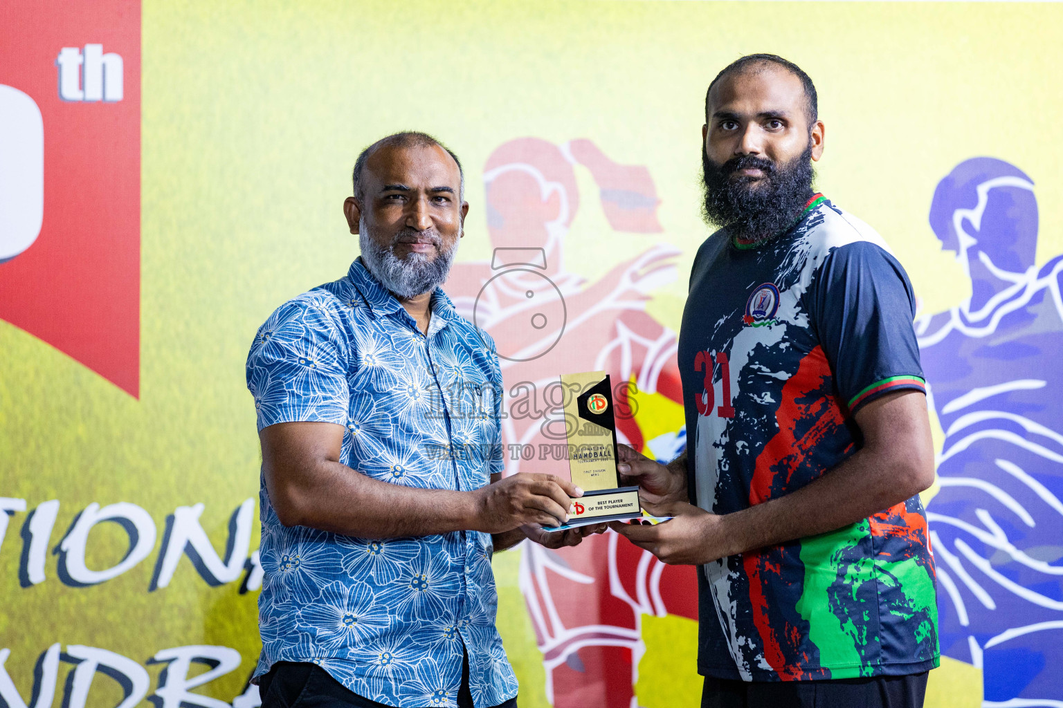 Division one Final 10th National Handball Tournament 2023, held in Handball ground, Male', Maldives on Saturday, 13th January 2023 Photos: Nausham Waheed/ Images.mv