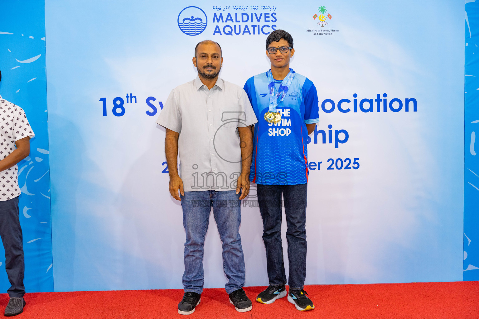 18th Swimming Association Championship 2025, Closing Ceremony was held on Saturday, 29th November 2025 at Swimming Track Hulhumale', Maldives. Photos: Areef Adam / images.mv