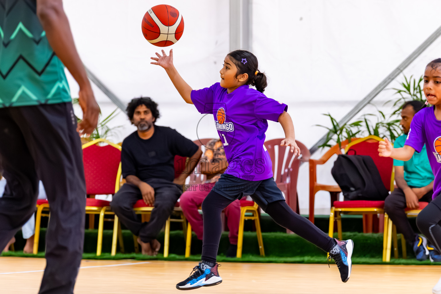Day 3 of Milo 5 x 5 Junior Challenge 2025 - Basketball tournament held in Basketball Training Center, Male', Maldives on Saturday, 11th October 2025. Photos by: Nausham Waheed, Hassan Simah / Images.mv