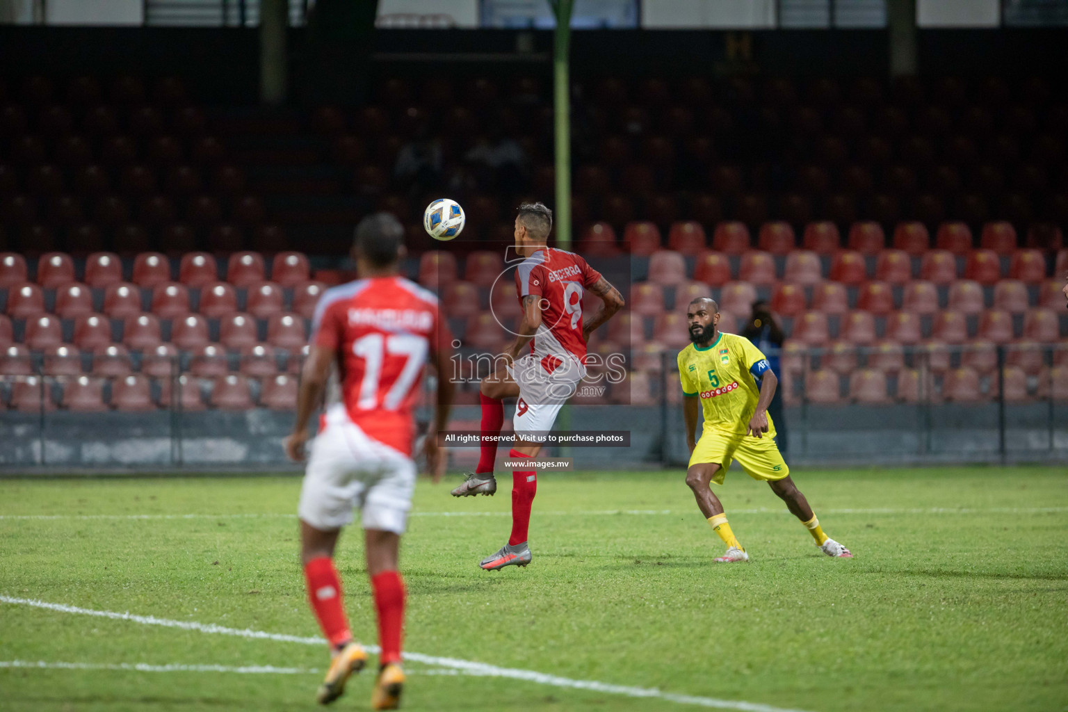 AFC Cup 2021 - Bashundhara Kings vs Maziya SRC in Male', Maldives on 18 August 2021.