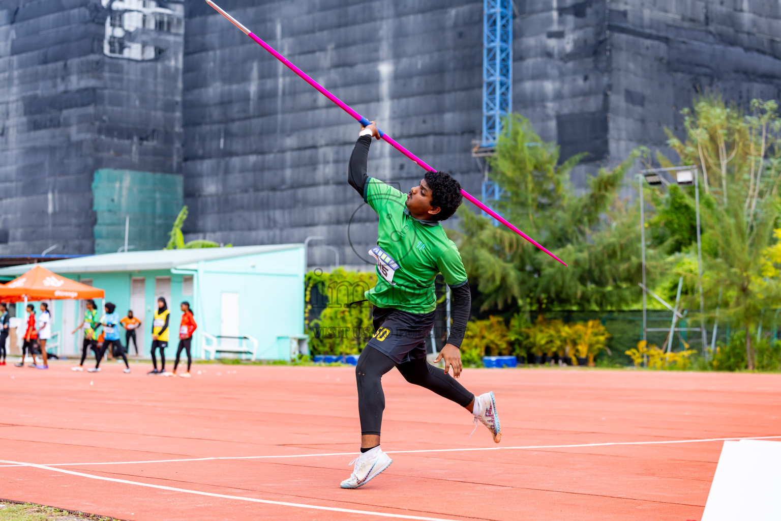 Day 5 of MWSC Interschool Athletics Championships 2024 held in Hulhumale Running Track, Hulhumale, Maldives on Wednesday, 13th November 2024. Photos by: Nausham Waheed / Images.mv