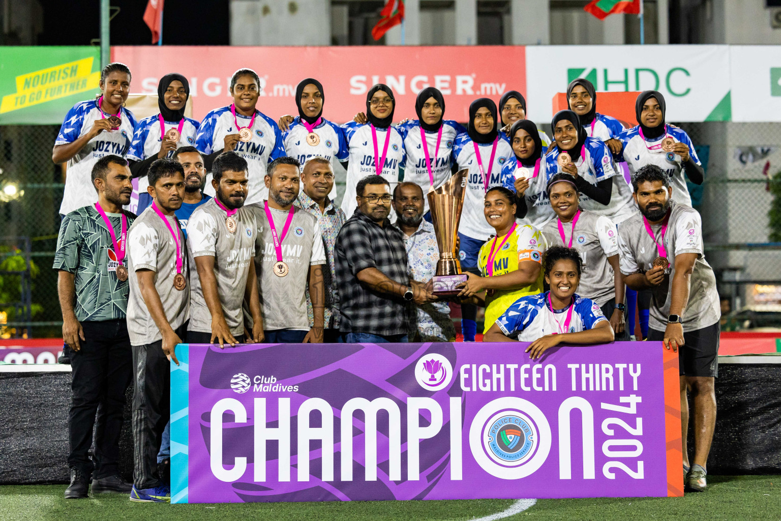 MPL vs POLICE CLUB in Finals of Eighteen Thirty 2024 held in Rehendi Futsal Ground, Hulhumale', Maldives on Sunday, 22nd September 2024. Photos: Shuu / images.mv