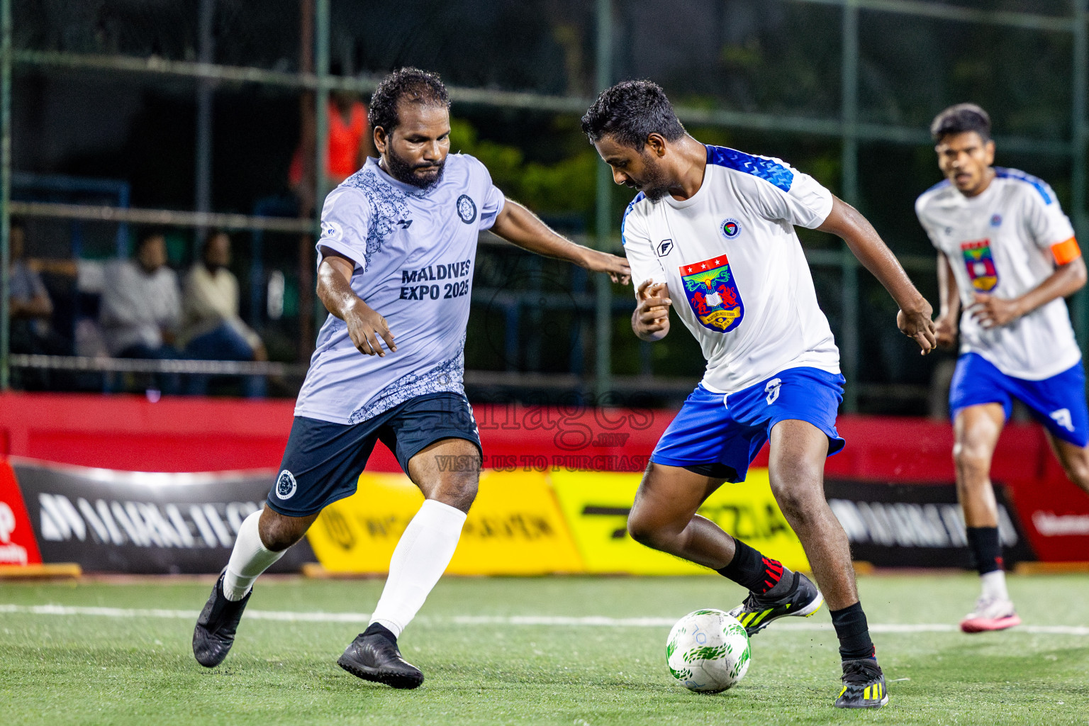 Police Club vs Trade Club in Day 13 of Office League 2025 was held on Monday, 28th April 2025 in Hulhumale', Maldives. Photos: Nausham Waheed / images.mv