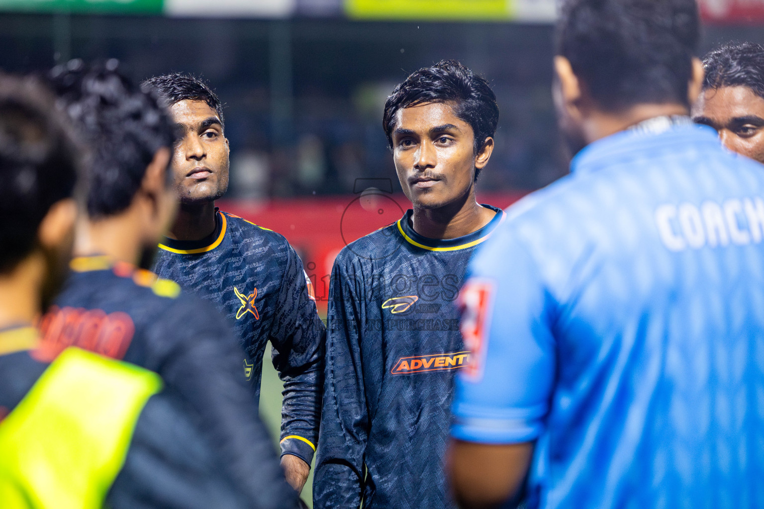 B Thulhaadhoo vs B Fehendhoo in Day 18 of Golden Futsal Challenge 2025 was held on Wednesday, 22nd January 2025, in Hulhumale', Maldives. Photos: Nausham Waheed / images.mv