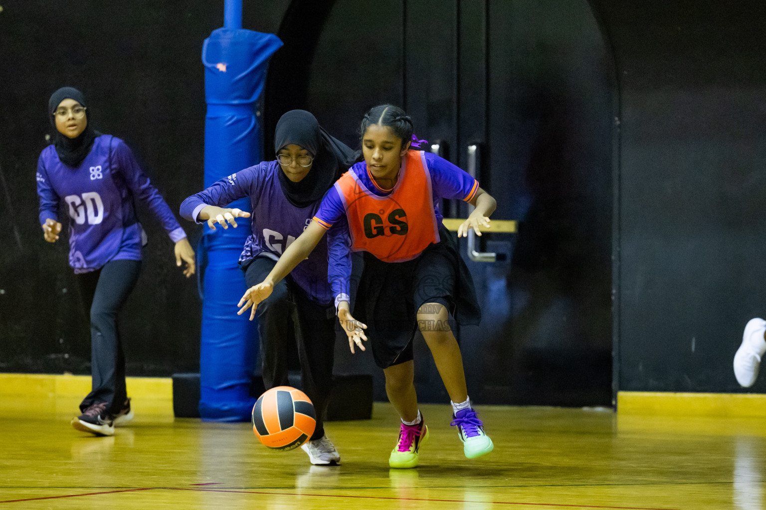 Day 12 of 25th Inter-School Netball Tournament was held in Social Center at Male', Maldives on Thursday, 22nd August 2024.