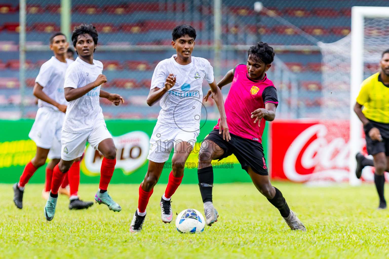 United Victory vs Club Green Street in Day 4 of Under 19 Youth Championship 2024 was held at National Stadium in Male', Maldives on Thursday, 13th June 2024. Photos: Nausham Waheed / images.mv