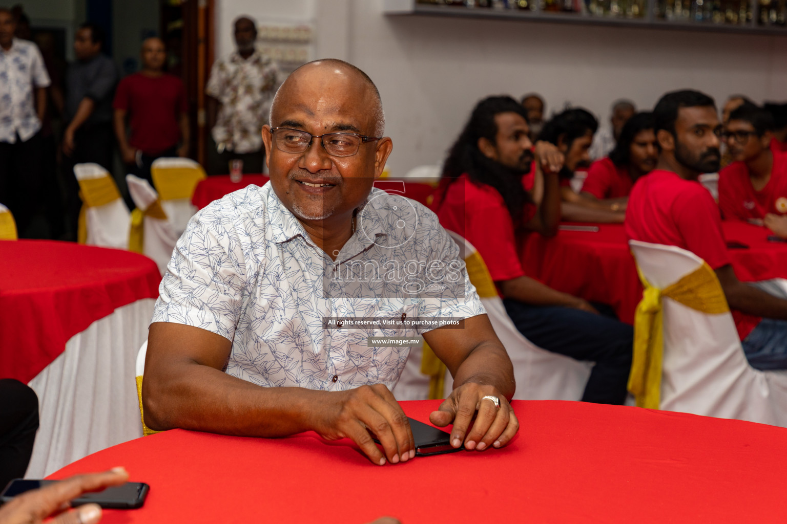 Victory Sports Club Jersey Unveiling 2022 on 14th July 2022, held in Jamaaludheen School Hall, Male', Maldives  Photos: Hassan Simah / Images.mv