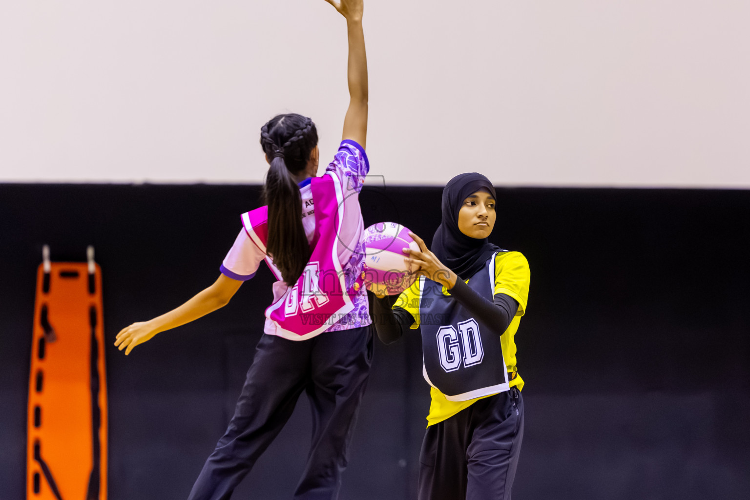KYRC vs N Sports A in Day 5 of 24th Milo Netball Association Championship held in Social Center at Male', Maldives on Friday, 5th September 2025. Photos: Nausham Waheed / images.mv