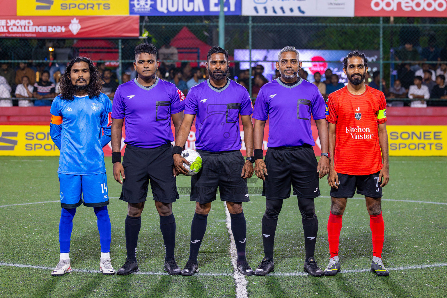 R Alifushi vs Sh Kanditheemu on Day 33 of Golden Futsal Challenge 2024, held on Sunday, 18th February 2024, in Hulhumale', Maldives Photos: Mohamed Mahfooz Moosa / images.mv