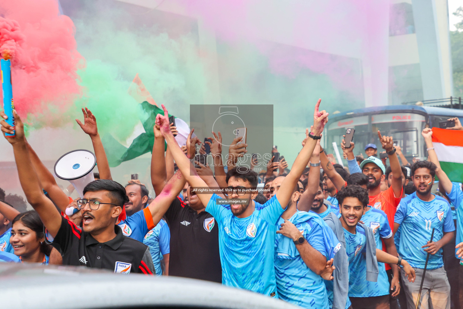 Kuwait vs India in the Final of SAFF Championship 2023 held in Sree Kanteerava Stadium, Bengaluru, India, on Tuesday, 4th July 2023. Photos: Nausham Waheed / images.mv