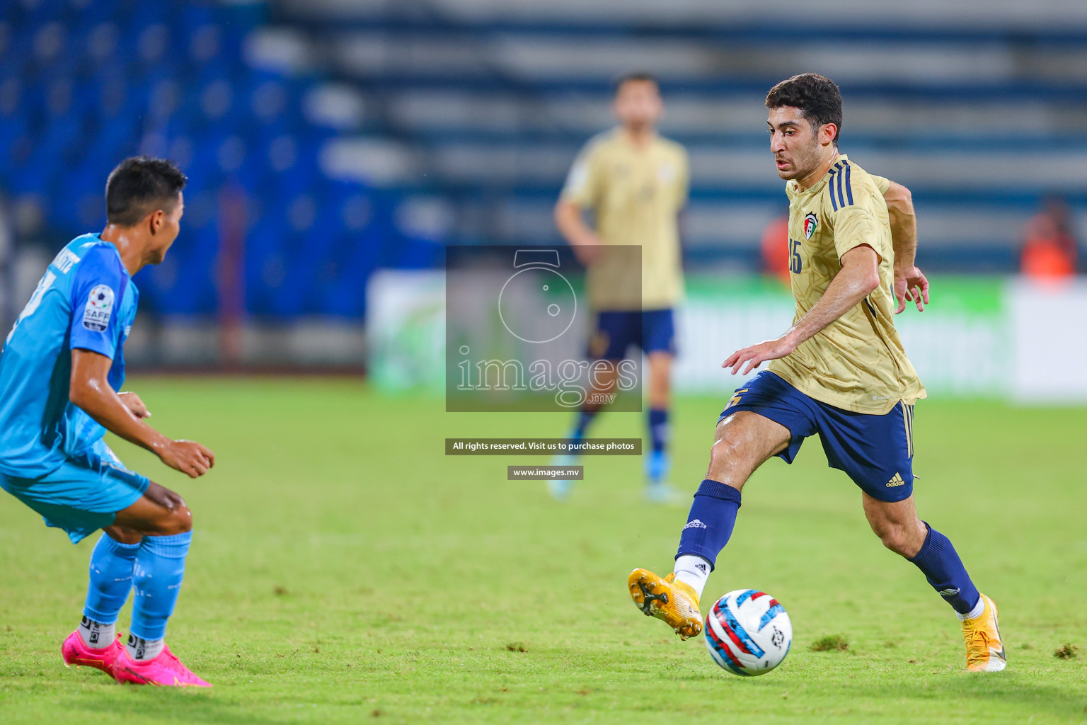 India vs Kuwait in SAFF Championship 2023 held in Sree Kanteerava Stadium, Bengaluru, India, on Tuesday, 27th June 2023. Photos: Nausham Waheed/ images.mv