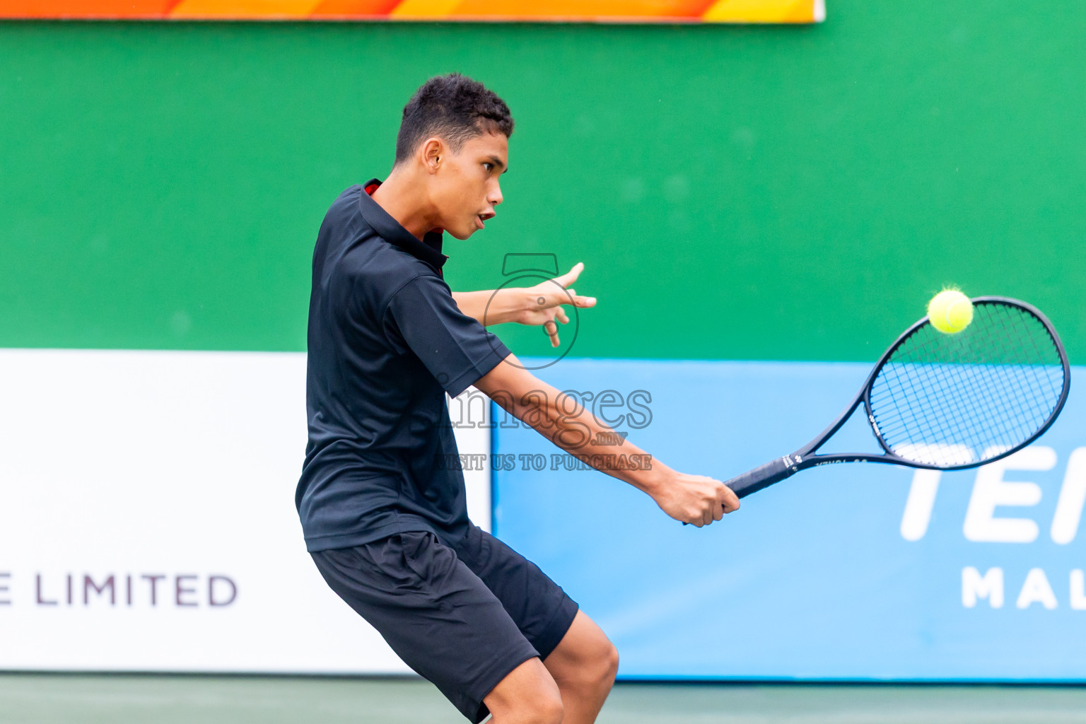 Day 6 of ATF Maldives Junior Open Tennis was held in Male' Tennis Court, Male', Maldives on Tuesday, 17th December 2024. Photos: Nausham Waheed/ images.mv