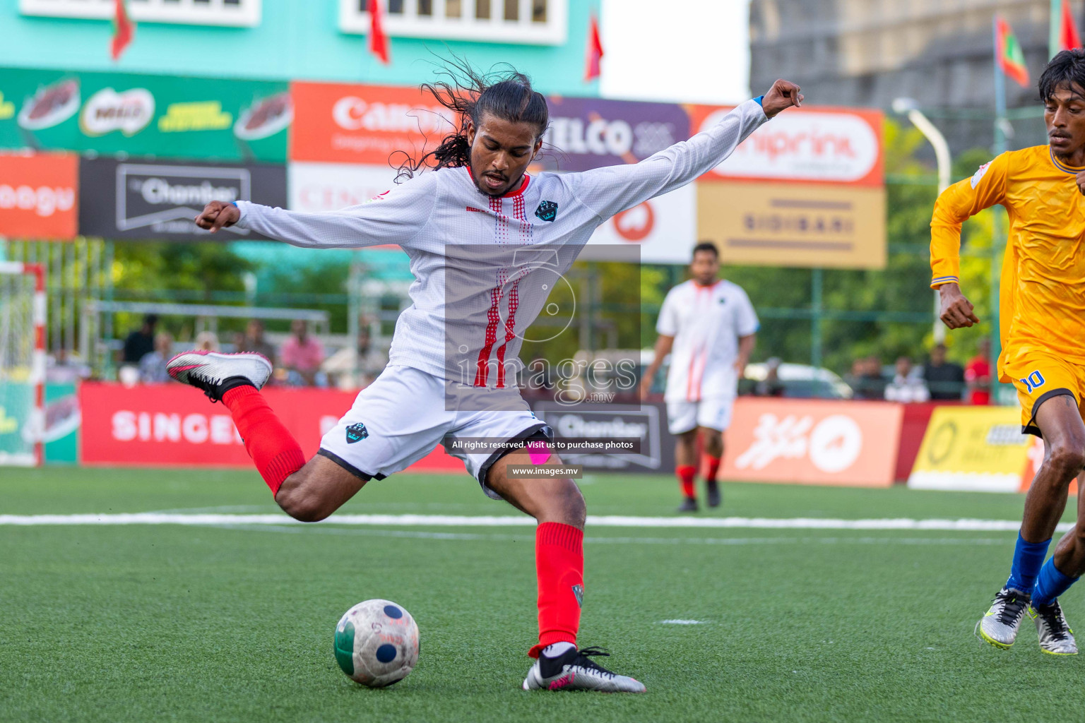 Customs RC vs ERFC in Club Maldives Cup 2023 held in Hulhumale, Maldives, on Monday, 24th July 2023. Photos: Ismail Thoriq / images.mv