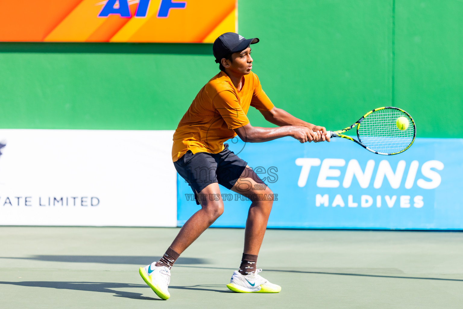 Day 2 of ATF Maldives Junior Open Tennis was held in Male' Tennis Court, Male', Maldives on Tuesday, 10th December 2024. Photos: Nausham Waheed / images.mv