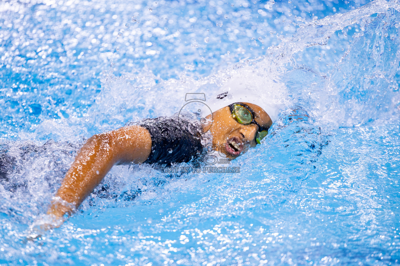 Day 2 of BML 21st Interschool Swimming Competition 2025 was held in Hulhumale' Swimming Pool, Hulhumale', Maldives on Sunday, 12th October 2025. Photos: Ismail Thoriq / images.mv