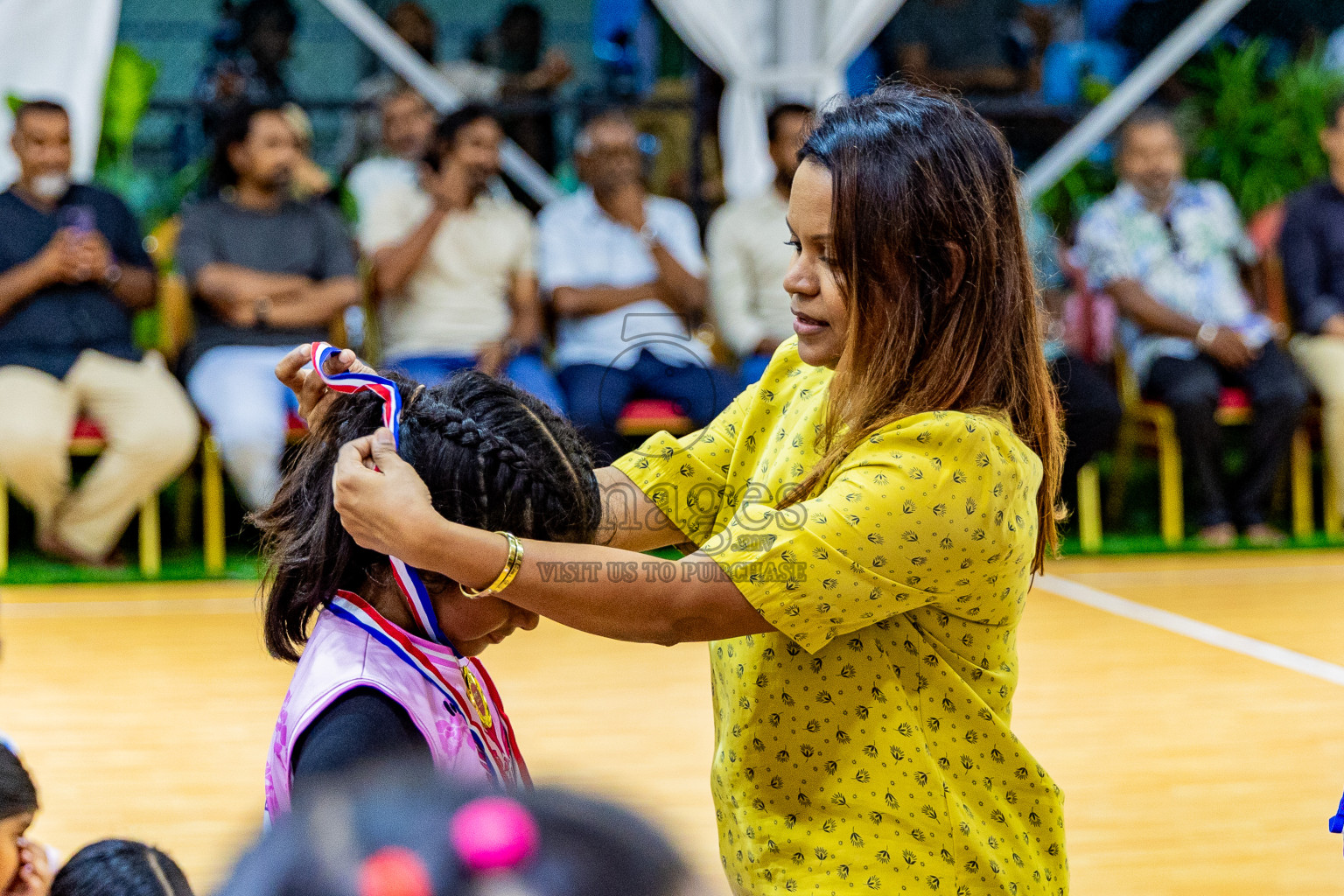 Day 3 of Milo 5 x 5 Junior Challenge 2025 - Basketball tournament held in Basketball Training Center, Male', Maldives on Saturday, 11th October 2025. Photos by: Nausham Waheed, Areef Adam / Images.mv