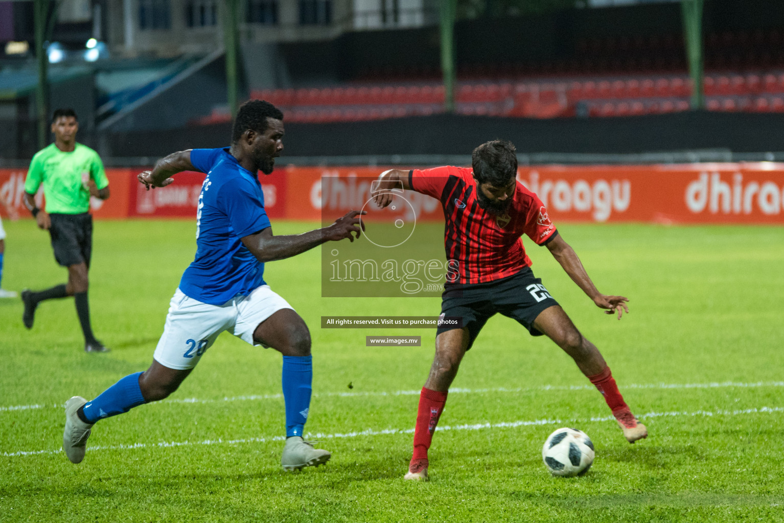 TC Sports Club vs Nilandhoo in Dhiraagu Dhivehi Premier League held in Male', Maldives on 16th December 2019 Photos: Ismail Thoriq/images.mv