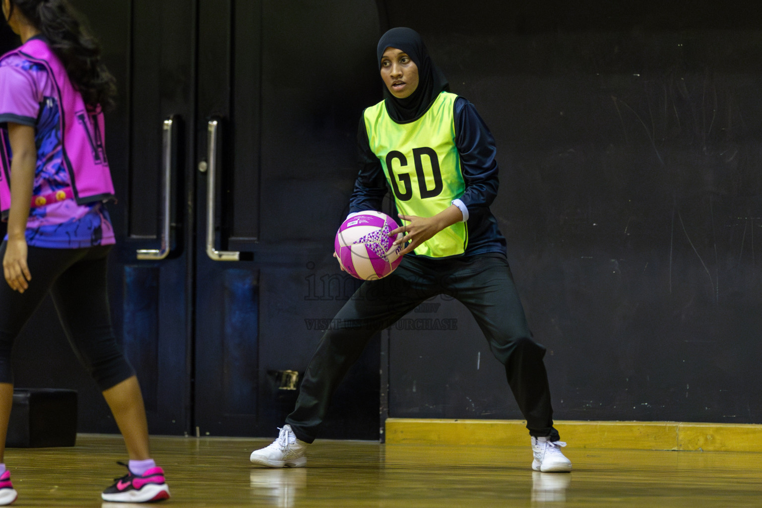 AIS  Netball academy vs N sports Academy in Day 3 of 3rd Netball Junior Championship, held at Social Center on Wednesday 22nd January 2025 . Photos: Shuu Abdul Sattar / images.mv