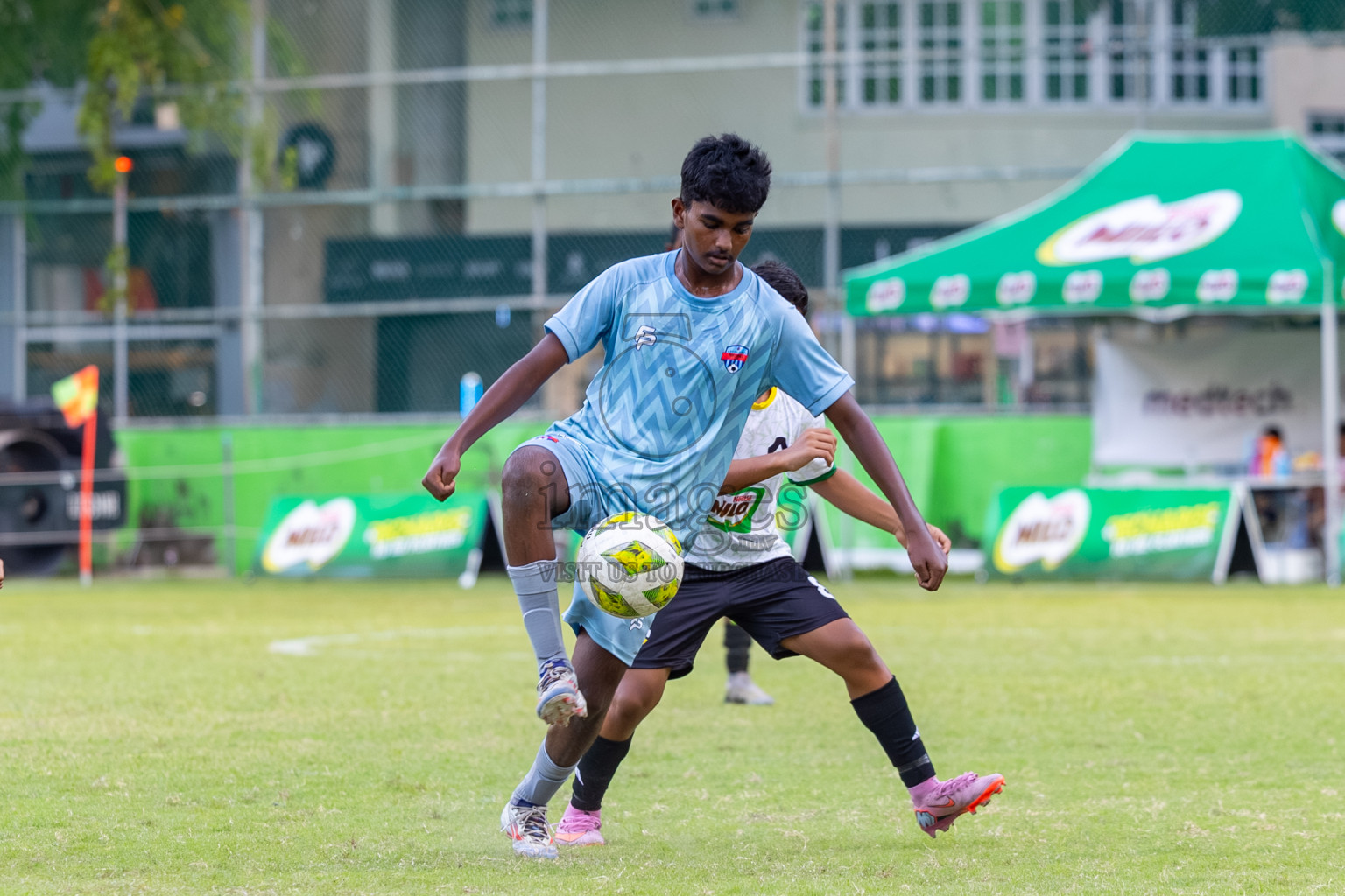 Day 1 of MILO Academy Championship 2025 (U14) was held on Thursday, 30th October 2025 at Henveiru Football Grounds, Male', Maldives . 
Photos: Ismail Thoriq / images.mv