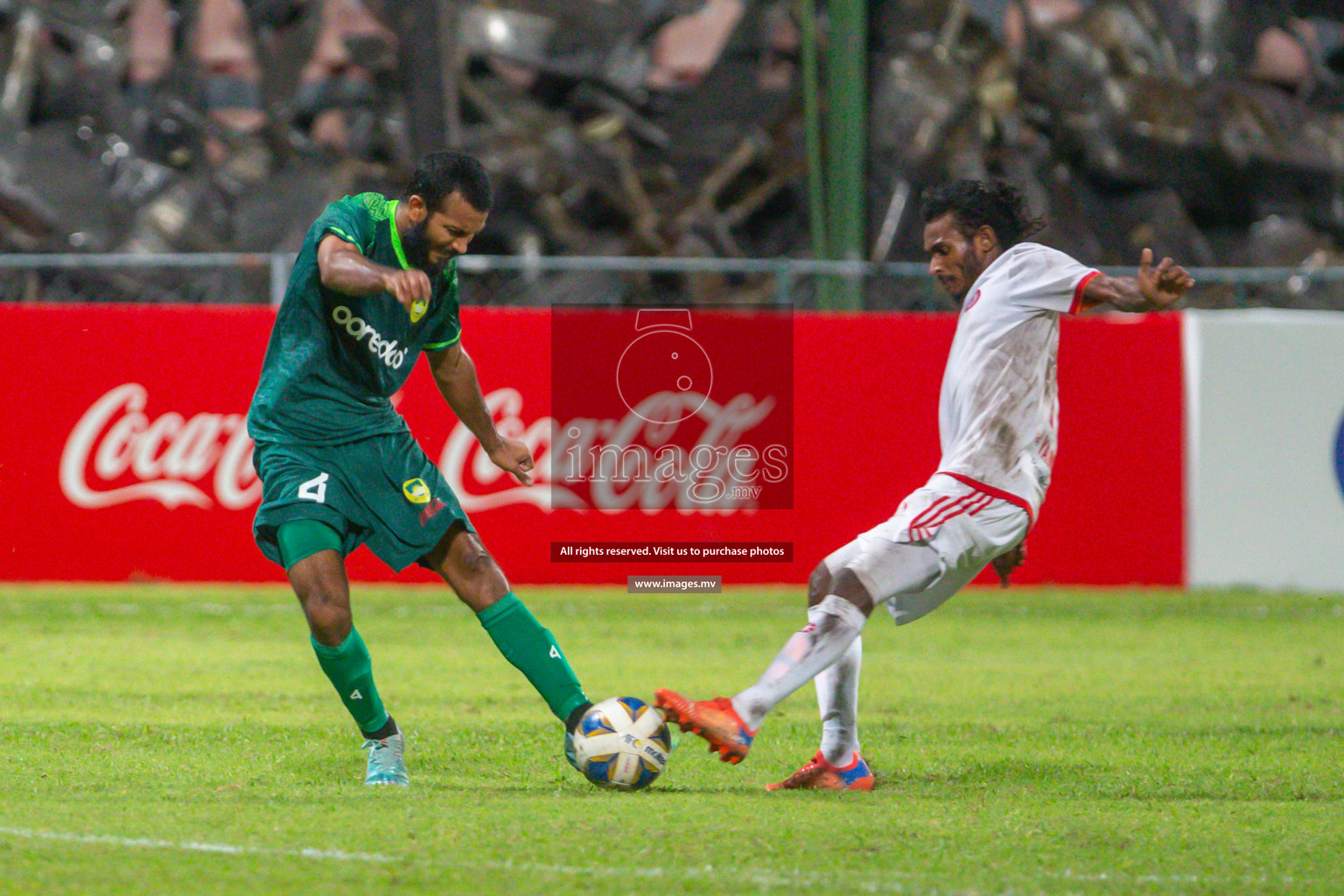 Maziya Sports & Recreation vs Buru Sports Club in President's Cup 2023, held on 20 April 2023 in National Football Stadium, Male', Maldives Photos: Hassan Simah, Mohamed Mahfooz