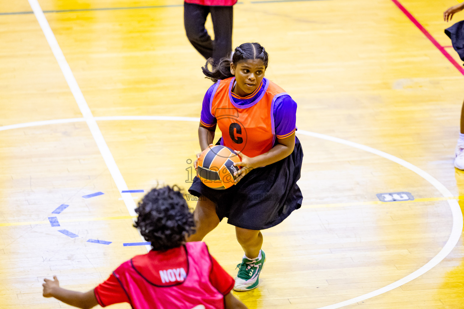 Day 2 of 25th Inter-School Netball Tournament was held in Social Center at Male', Maldives on Saturday, 10th August 2024. Photos: Nausham Waheed / images.mv