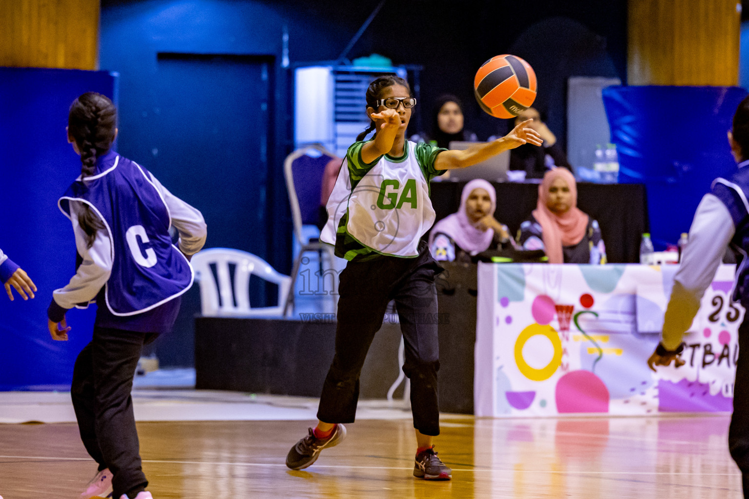 Day 13 of 25th Inter-School Netball Tournament was held in Social Center at Male', Maldives on Saturday, 24th August 2024. Photos: Hassan Simah / images.mv