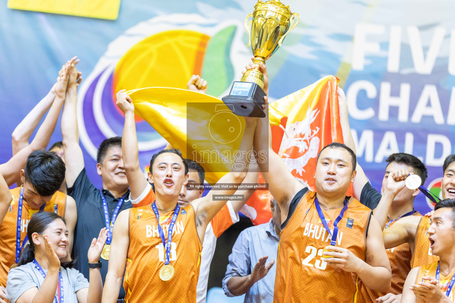 Bangladesh vs Bhutan in the final of Five Nation Championship 2023 was held in Social Center, Male', Maldives on Thursday, 22nd June 2023. Photos: Ismail Thoriq / images.mv