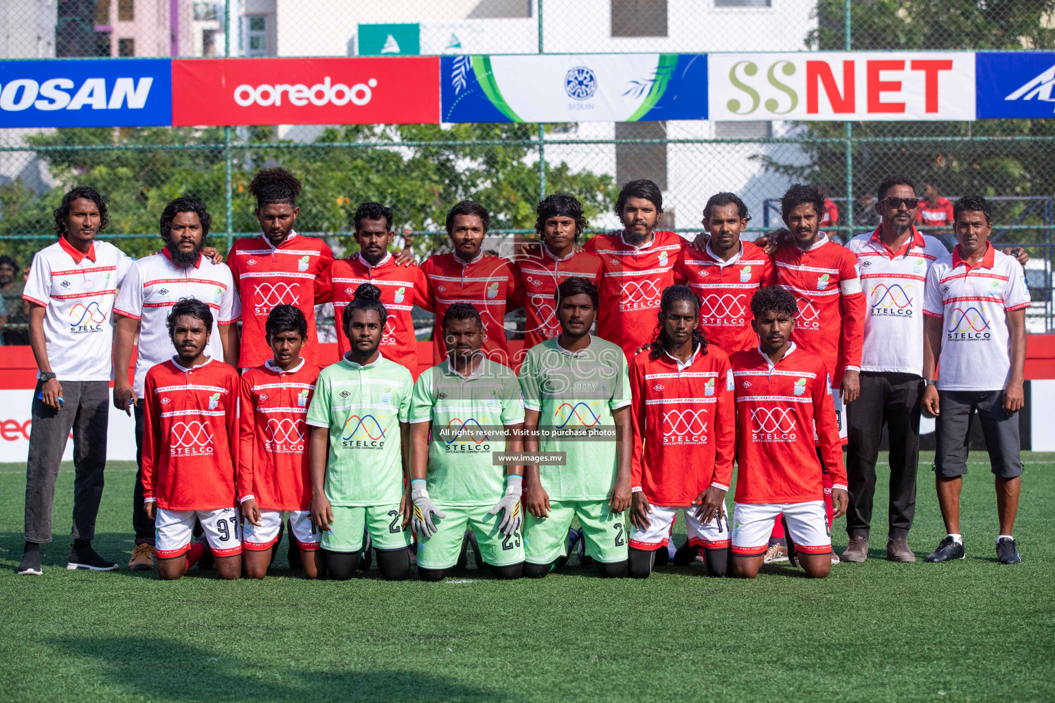 AA. Bodufulhudho vs AA. Mathiveri in Day 7 of Golden Futsal Challenge 2023 on 11 February 2023 in Hulhumale, Male, Maldives