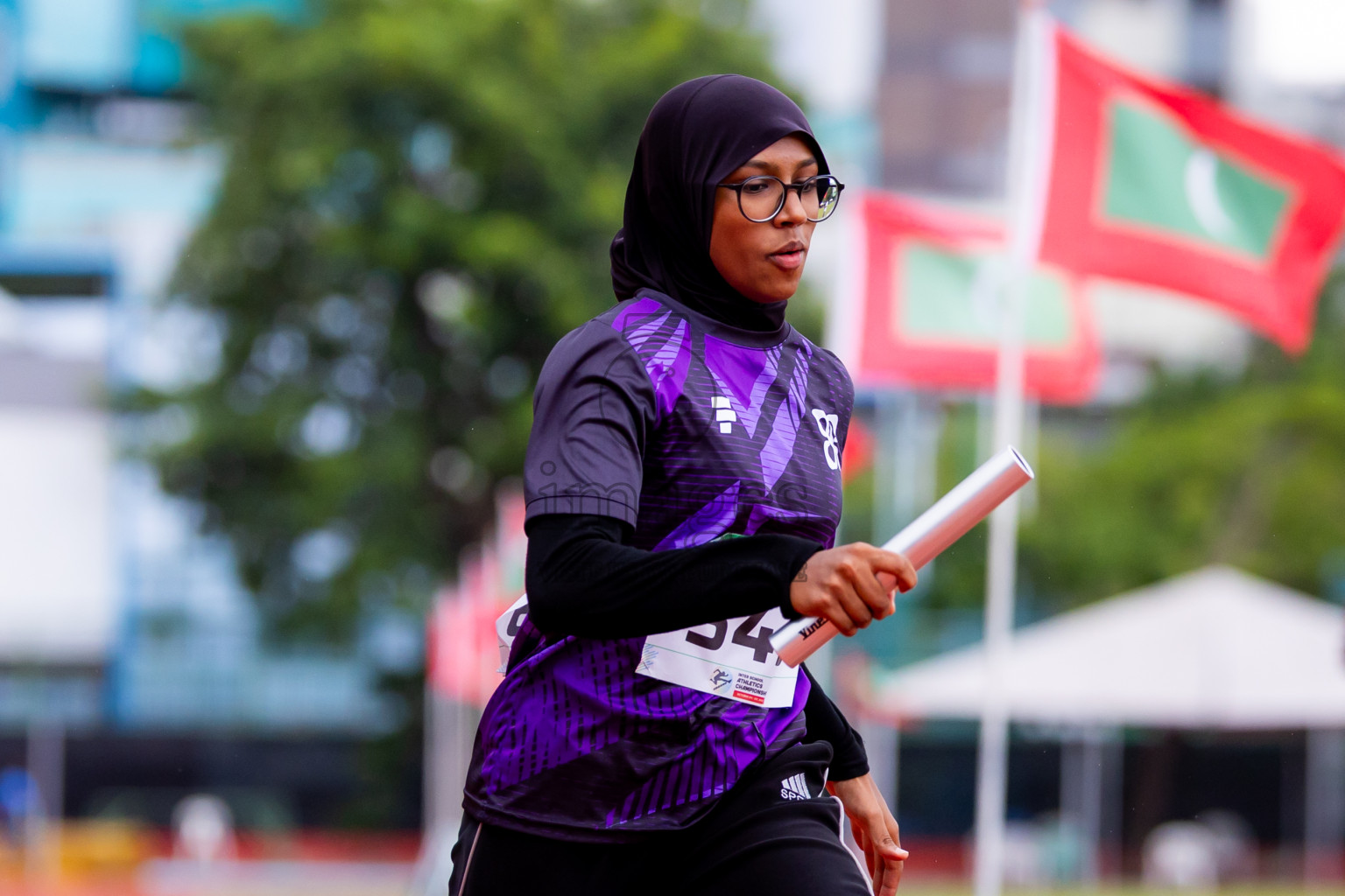 Day 6 of Inter-school Athletics Championship 2025 held in Ekuveni Synthetic Track, Male', Maldives on Sunday, 12th October 2025. Photos by: Nausham Waheed / Images.mv