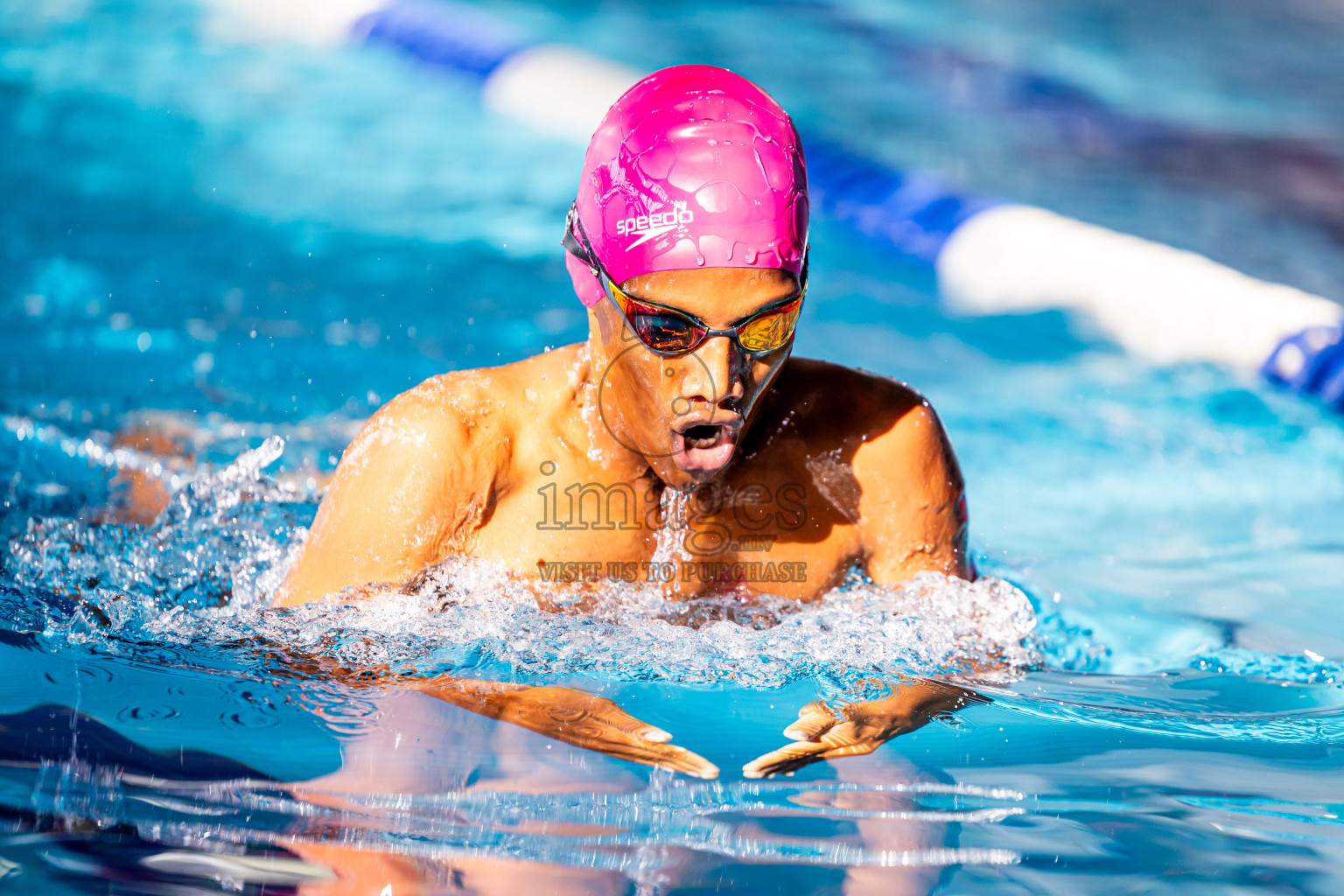 Day 2 of National Swimming Competition 2024 held in Hulhumale', Maldives on Saturday, 14th December 2024. Photos: Nausham Waheed / images.mv