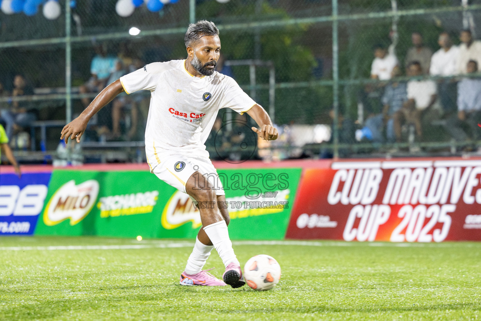 DSC vs Baros Maldives in Day 7 of Club Maldives Cup 2025 was held in Rehendhi Futsal Ground, Hulhumale', Maldives on Tuesday, 7 October 2025. 
Photos: Hassan Simah / images.mv